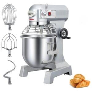 Commercial Stand Mixers with Stainless Steel Bowl – Heavy-Duty 3-Speed Food and Dough Mixers for Bakeries, Pizzerias, and Professional Kitchens (10L, 15L, 20L, 30L)